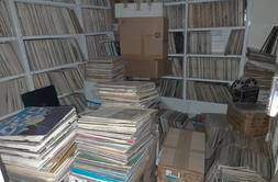 My record collection.